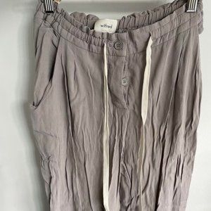 ARITZIA Wilfred 54410 Gray Marais Pants XS